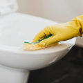 What is included in a deep clean of a bathroom?