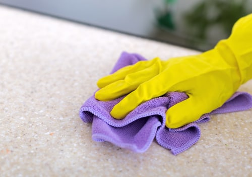 What are the 8 steps in cleaning?