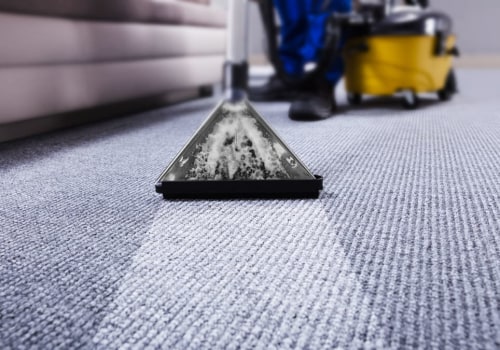 What is the best way to clean carpets during a spring deep cleaning?