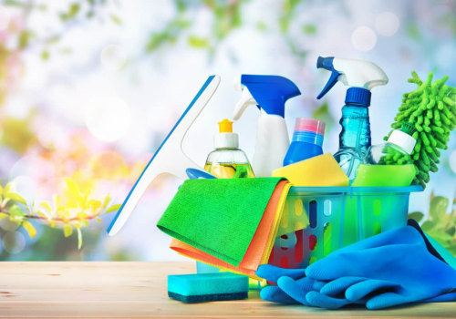 What should i do to prepare for a spring deep cleaning?
